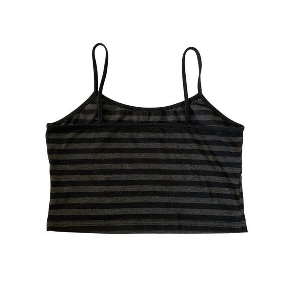 Romwe Striped Cropped Tank Top Coastal Beach Sexy Summer Lounge - Picture 2 of 8